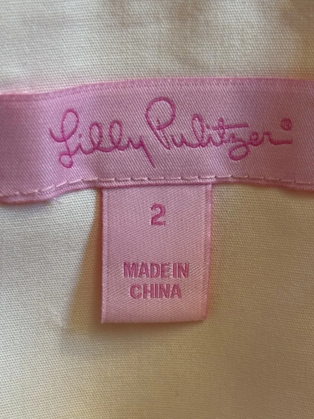 Lilly Pulitzer $188 Lowe Strapless Pink Cotton Gingham Dress Size 2 - Picture 5 of 6